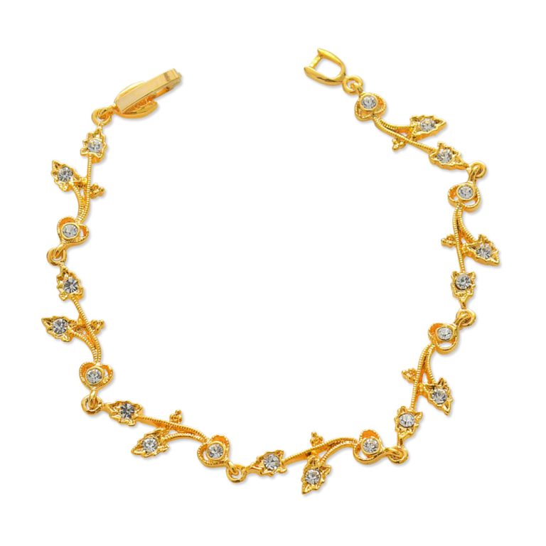 Stone & Leaf Bracelet