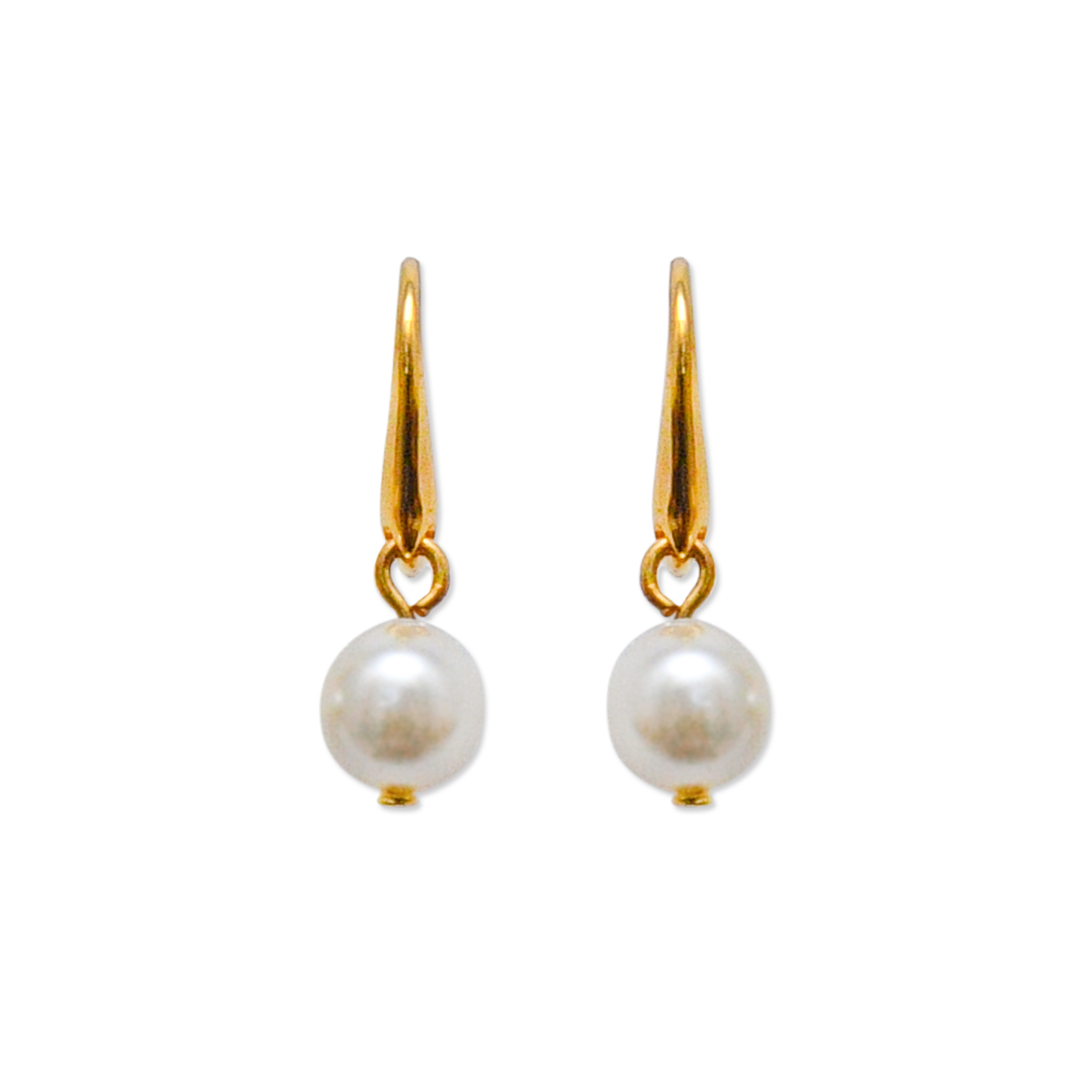 Signature Pearl Hook Earring