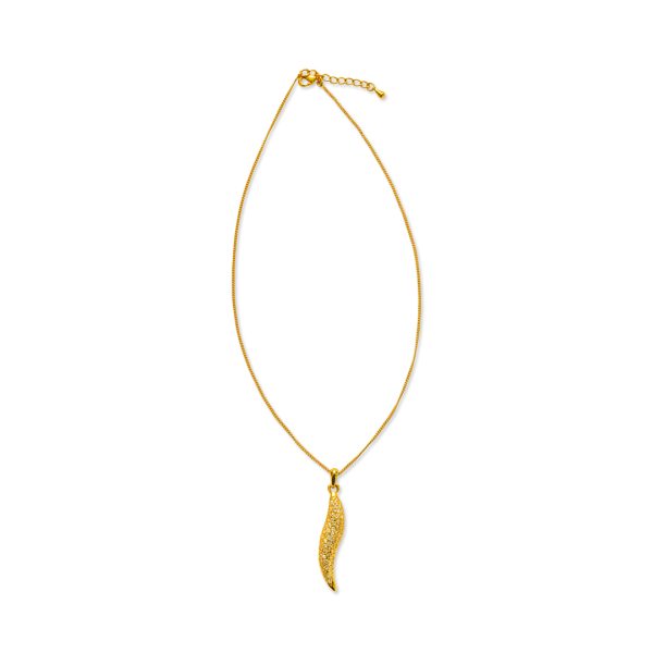 Radiant Curve Pendant Necklace