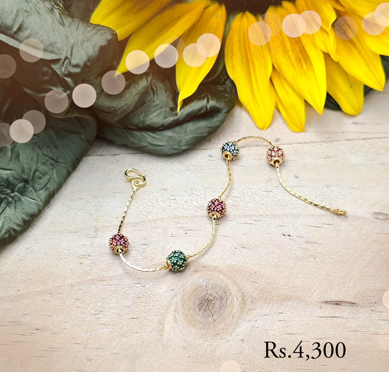 Baroque Enamel Bracelet - Image 2