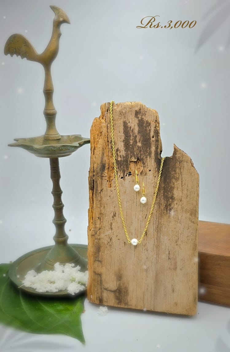 Dainty Single Rice Pearl Collection - Image 5