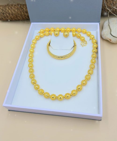 Baroque Enamel Gold Bead Collection