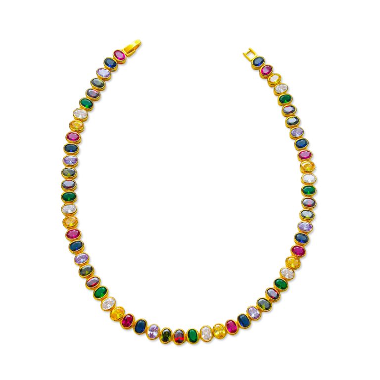 Multicolour Stone Necklace