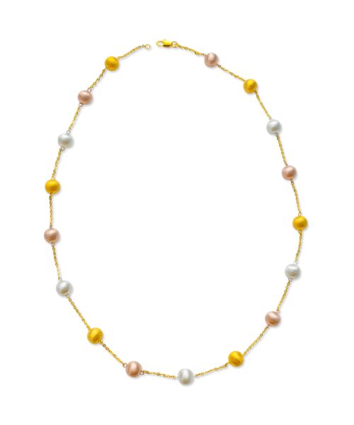 Large Matte Ball Necklace Set