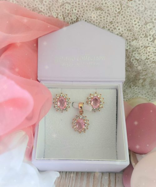 MystiGlow Pendant & Earring Set-VC