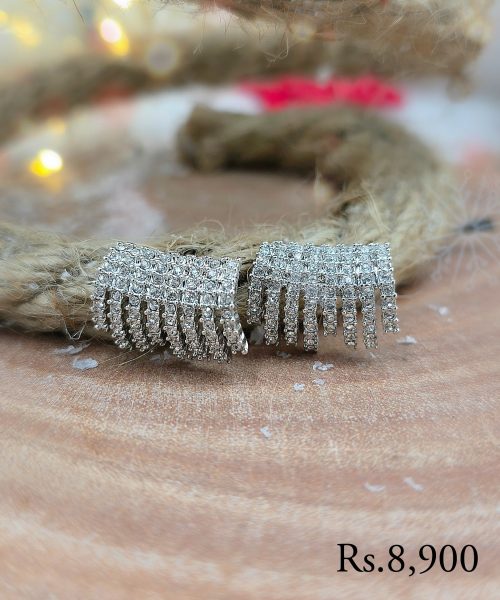 Luxury Cubic Zirconia Stud Earring-CC