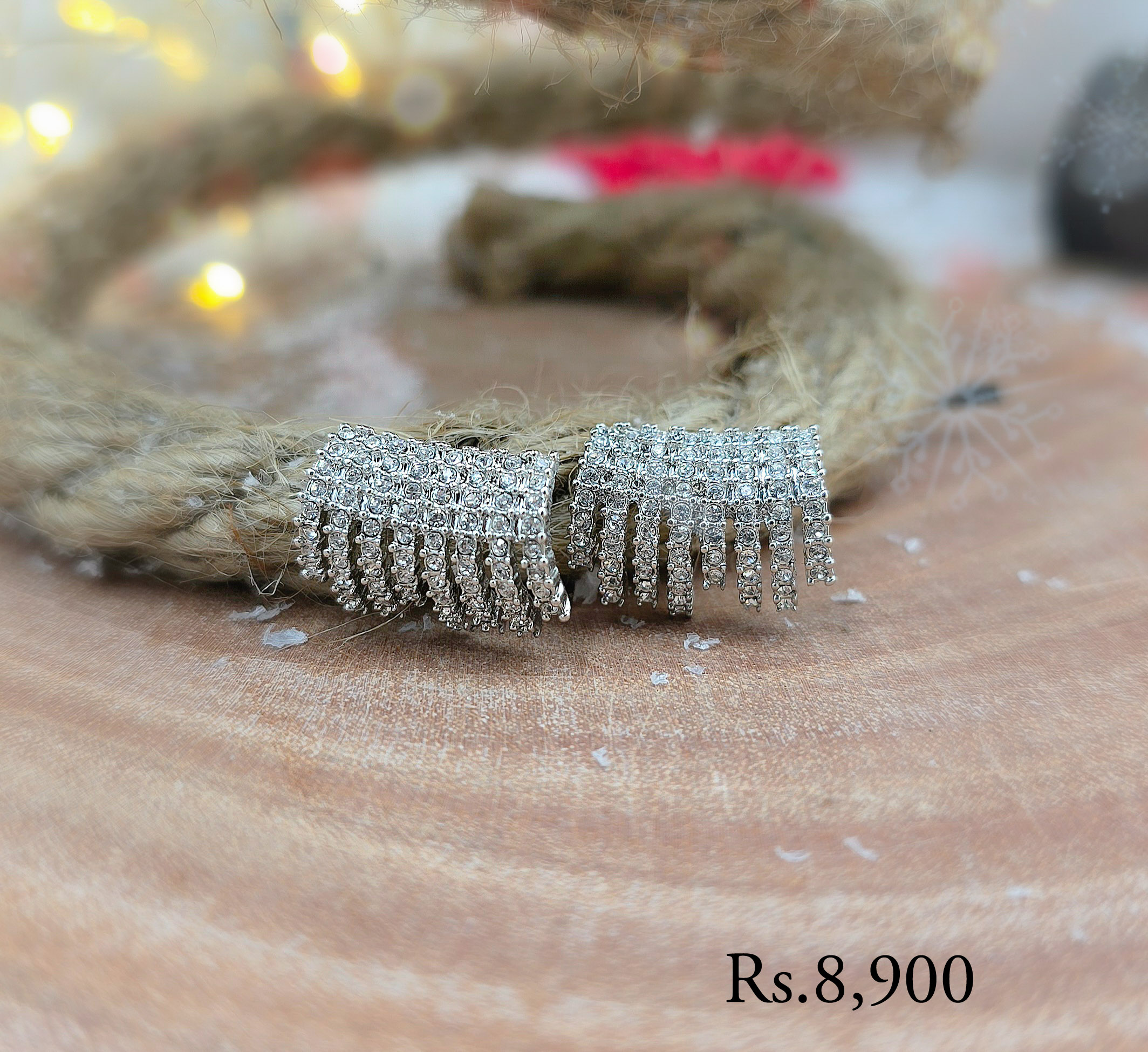 Luxury Cubic Zirconia Stud Earring-CC