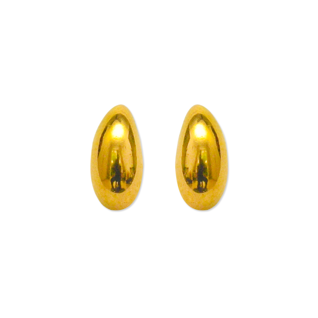 Minimalist Drop Hoop Earring