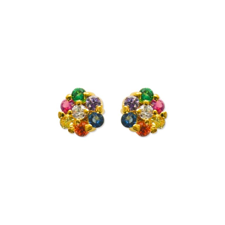 Petite Multi Bloom Earring