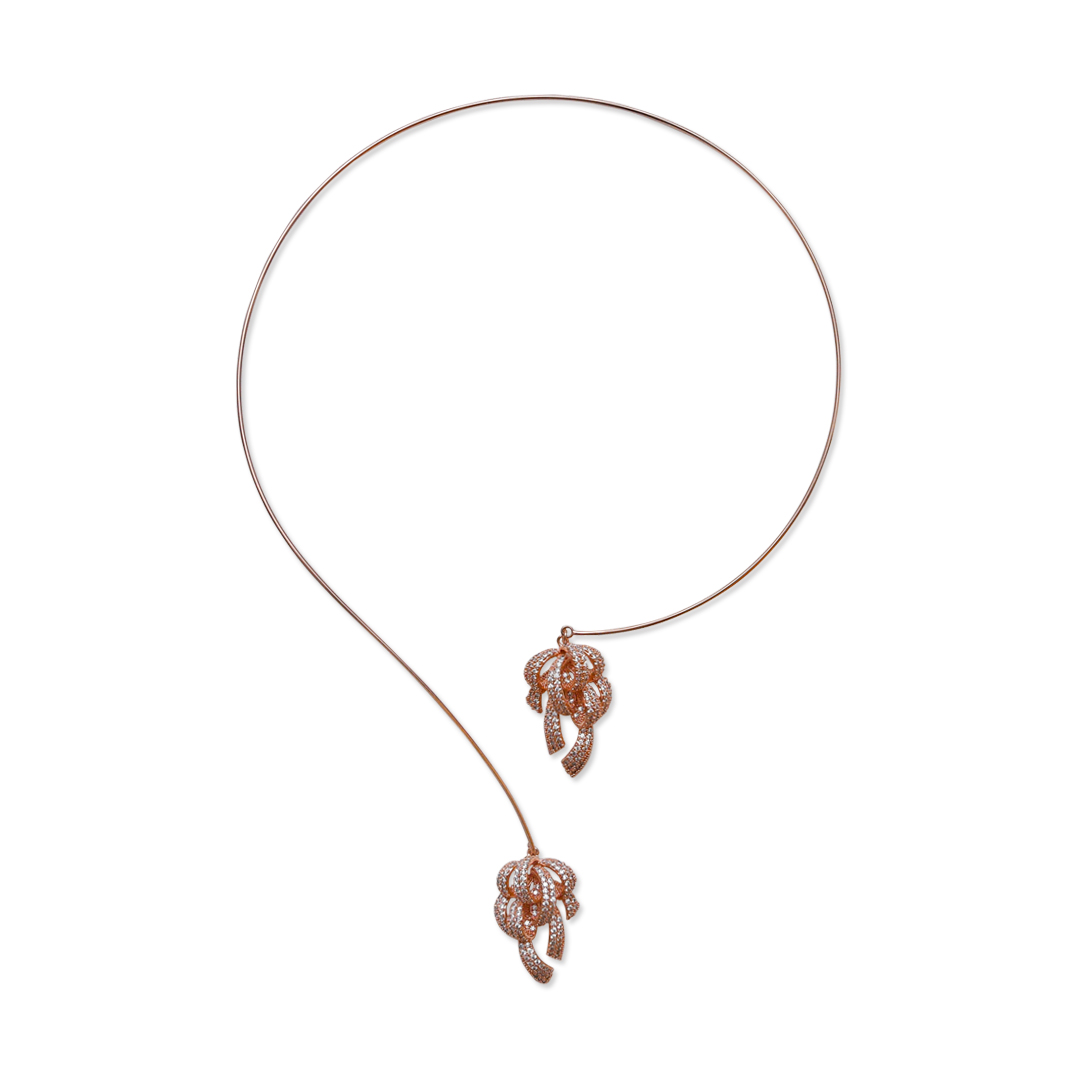 Tropical Pendant Front Open Necklace