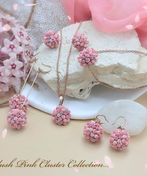Shades Of Blush Pink Cluster Collection