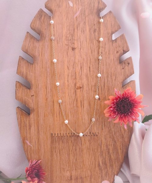 Pearl Spark Ball Chain