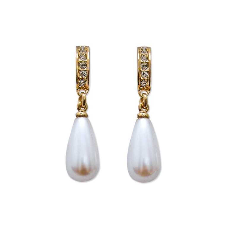 Dainty Pearl Teardrop Earring