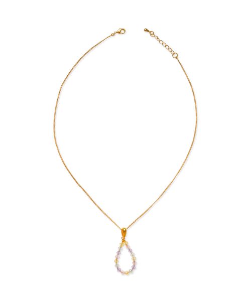 Crystal Petal Drop Pendant/Necklace