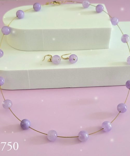 Beaded Stop Wire Necklace Set