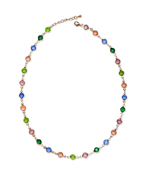 Opulent Orbit Crystal Necklace