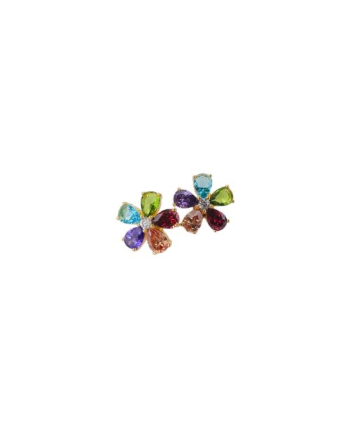 Multicolour Petal Glow Flower Earring