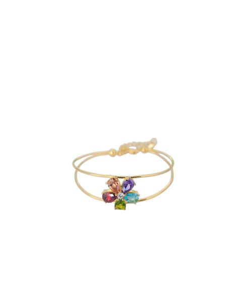 Multicolour Petal Glow Flower Bangle