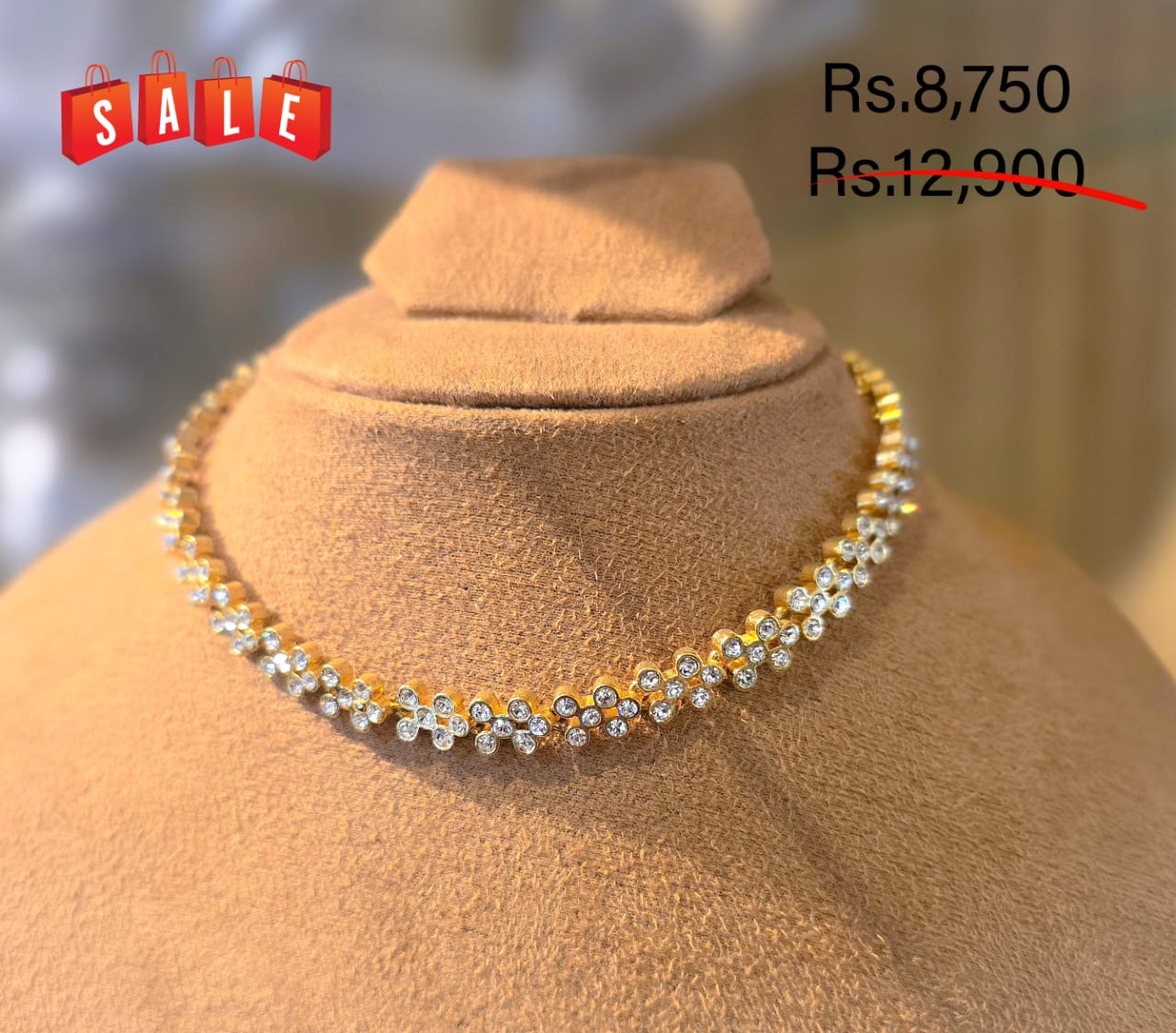Round Stone Necklace-Offer