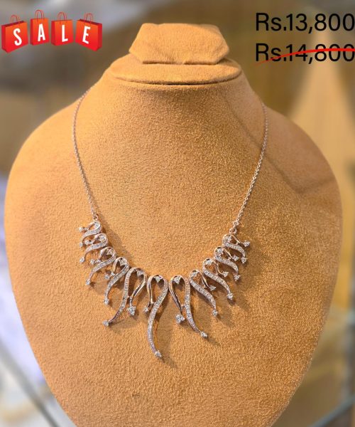 Diamond Wave Necklace