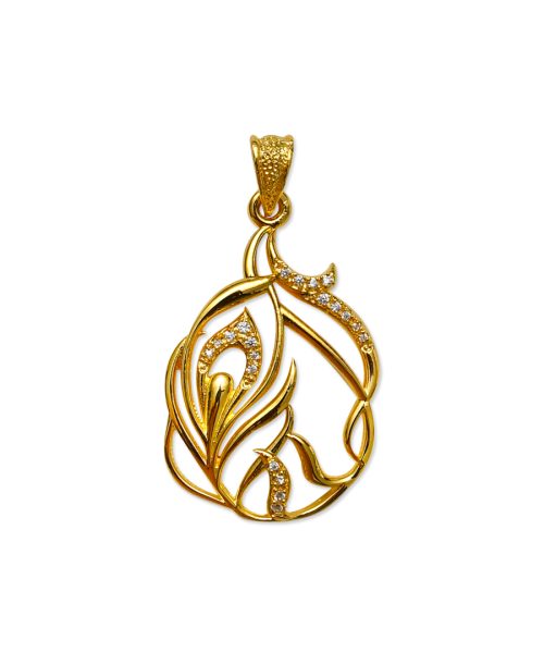 Floral Leaf Design Pendant