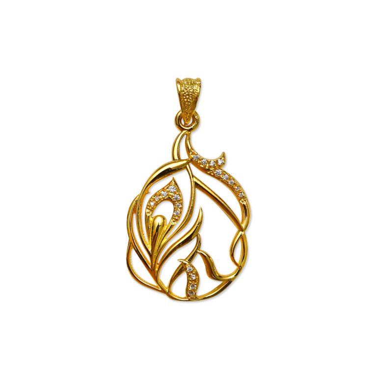 Floral Leaf Design Pendant