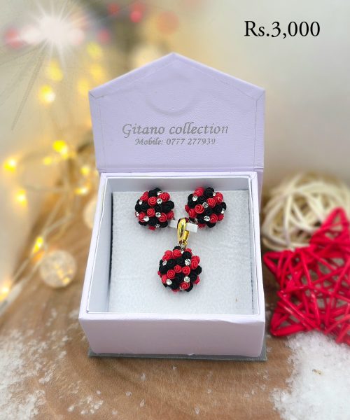 Cluster Pendant & Earring-CC