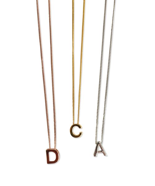 Alphabet Pendant Necklace