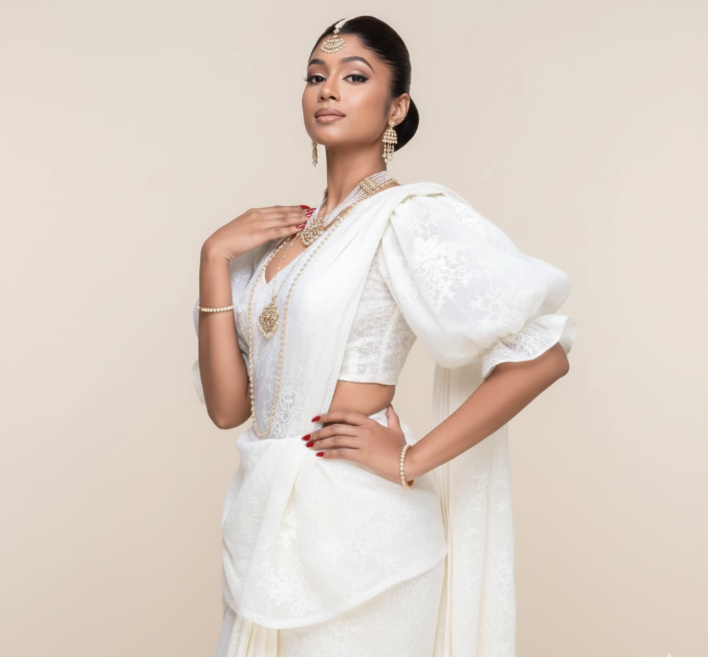 Sri lankan bridal dressing