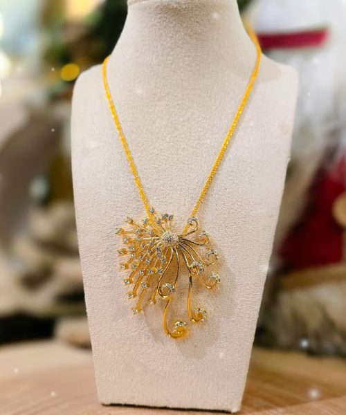 Firework Pendant Necklace