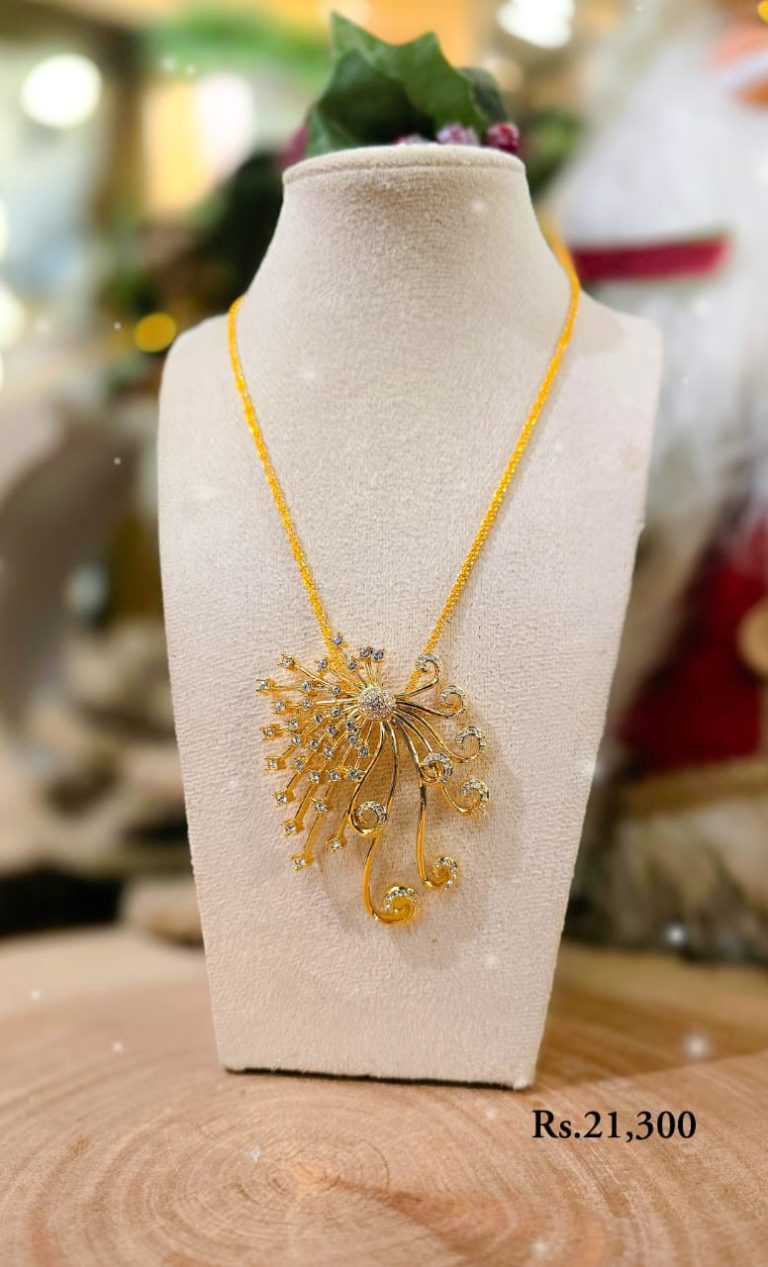 Firework Pendant Necklace