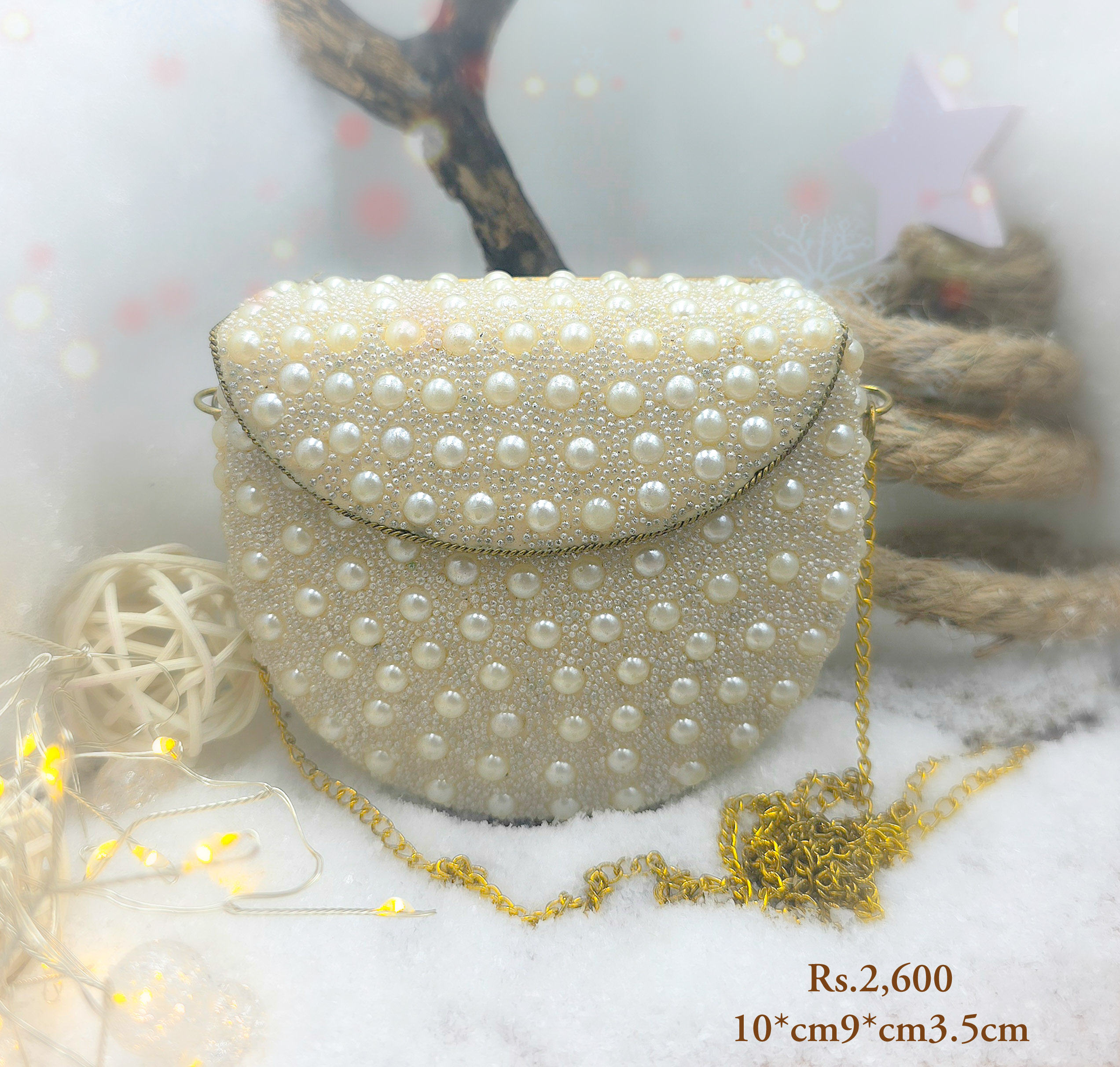 Mini Pearl Clutch-CC
