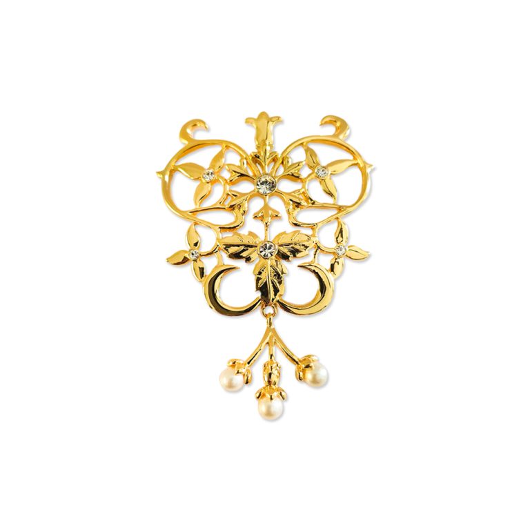 Classic Openwork pearl Droop Pendant