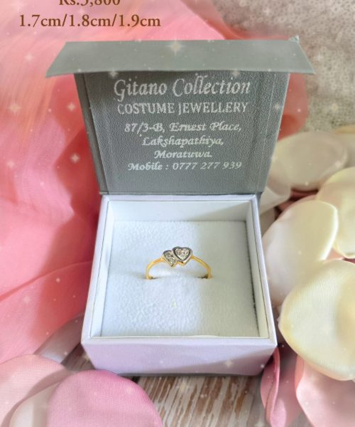 Doubleheart Two-Tone Ring-VC