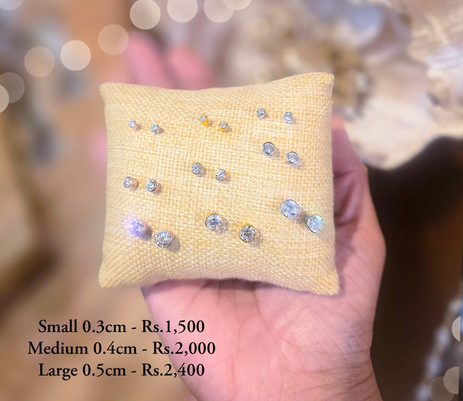 Signature Stone Stud Earring - Image 2