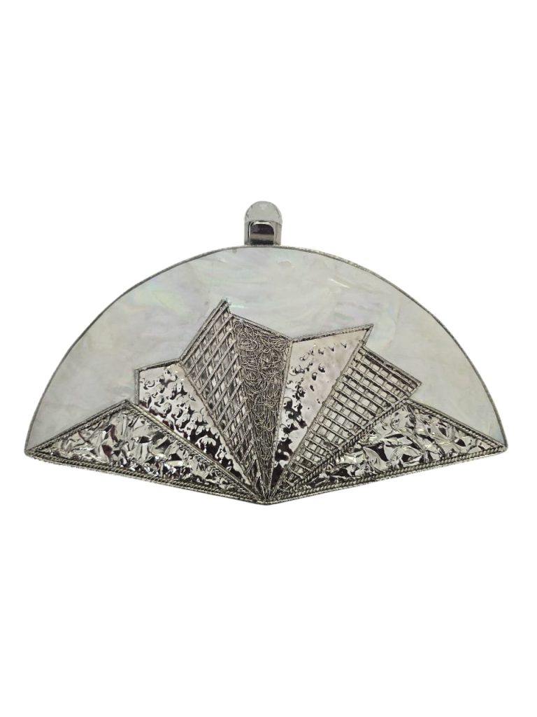 Mother Of Pearl Fan Clutch