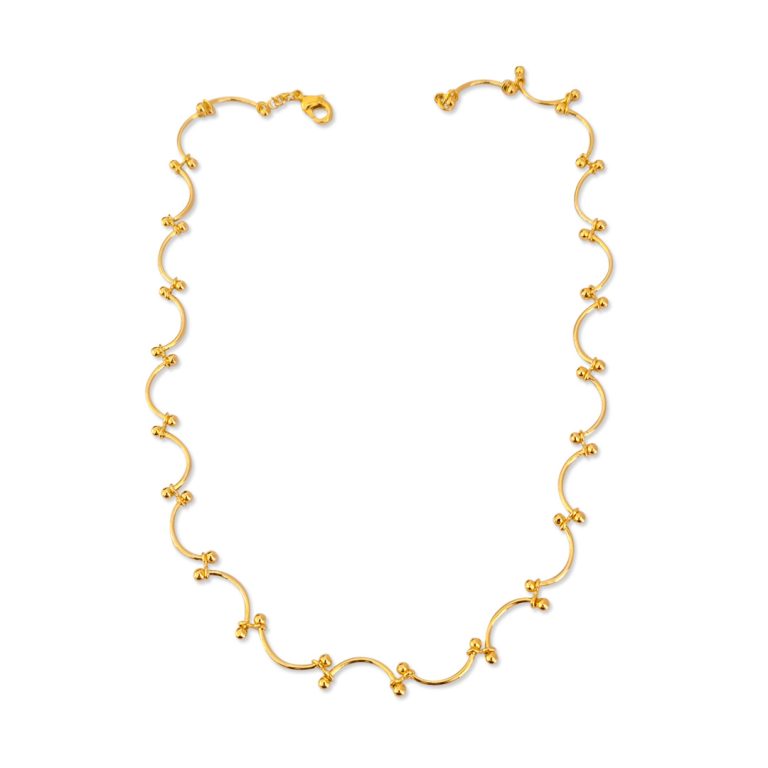 Scallop Link Necklace