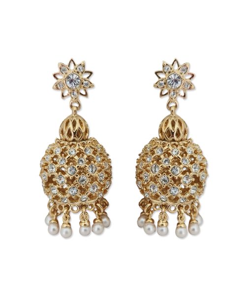 Filigree Pearl Drops Earring