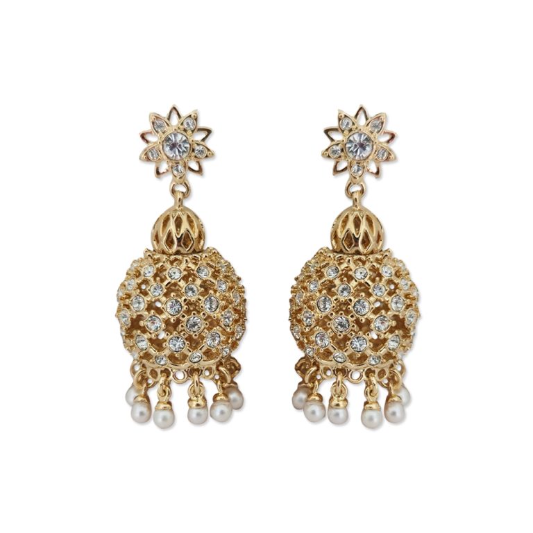 Filigree Pearl Drops Earring