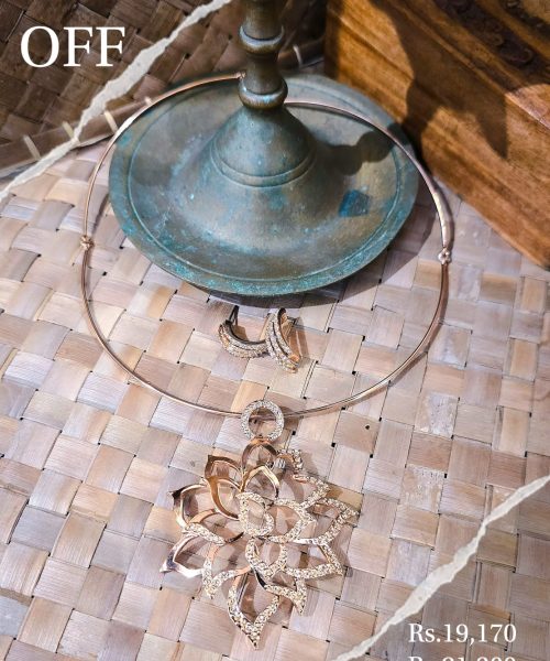 Lotus Flower Lasso Necklace Set-Offer