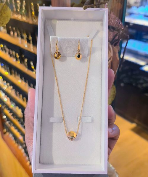 Aurum Crystal Necklace Set