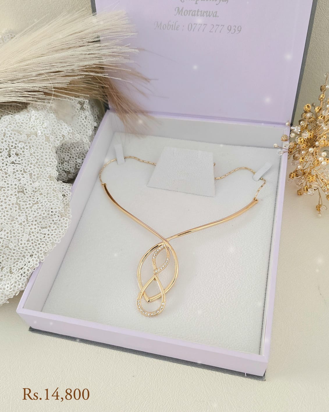 Elysian Teardrop Necklace - Image 2