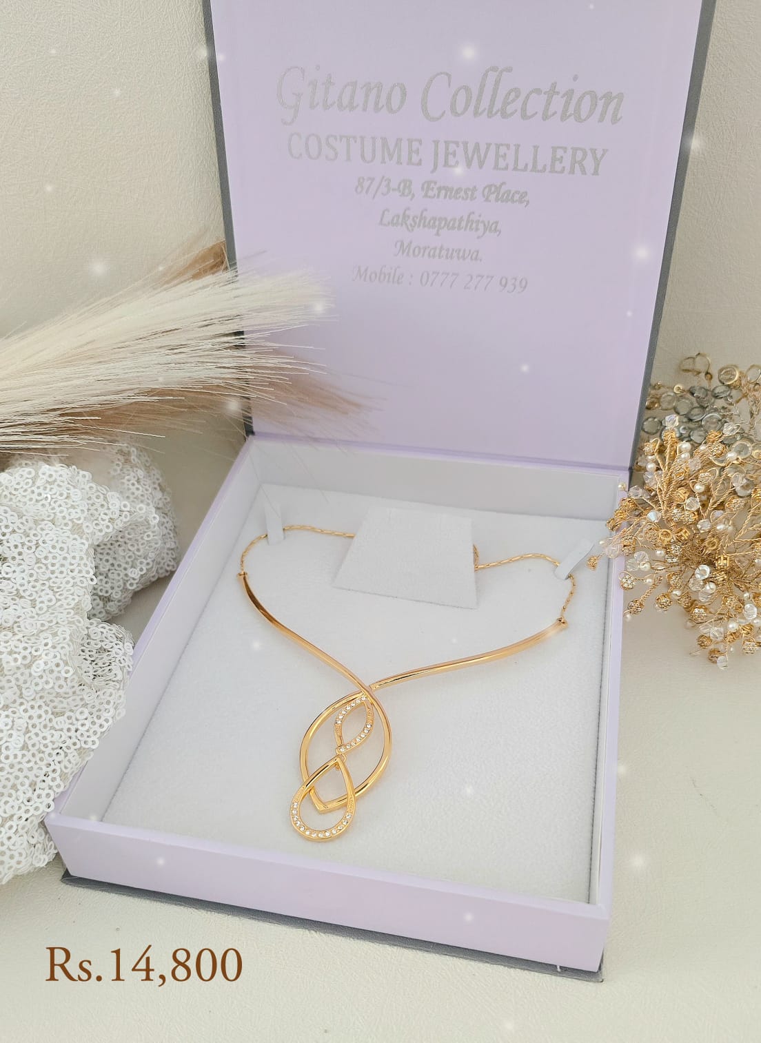 Elysian Teardrop Necklace - Image 3