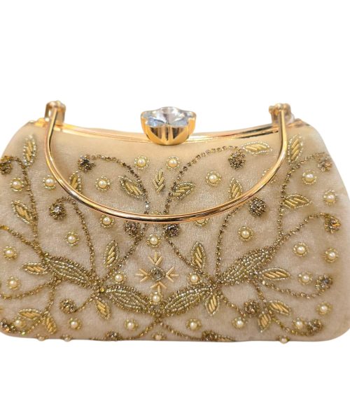 Beaded Velvet Clutch