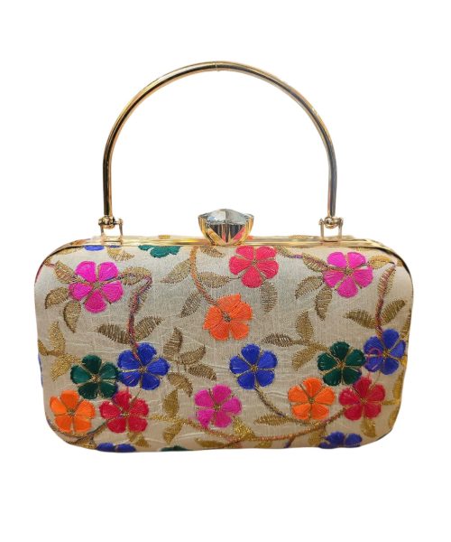 Multi Floral Clutch