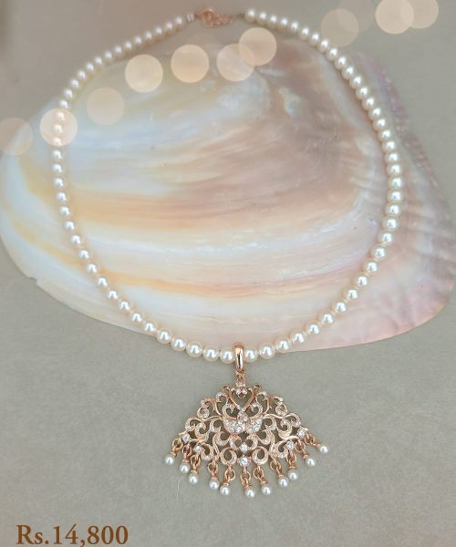 Hansa Puttuwa Pearl Strand Necklace ( CB )