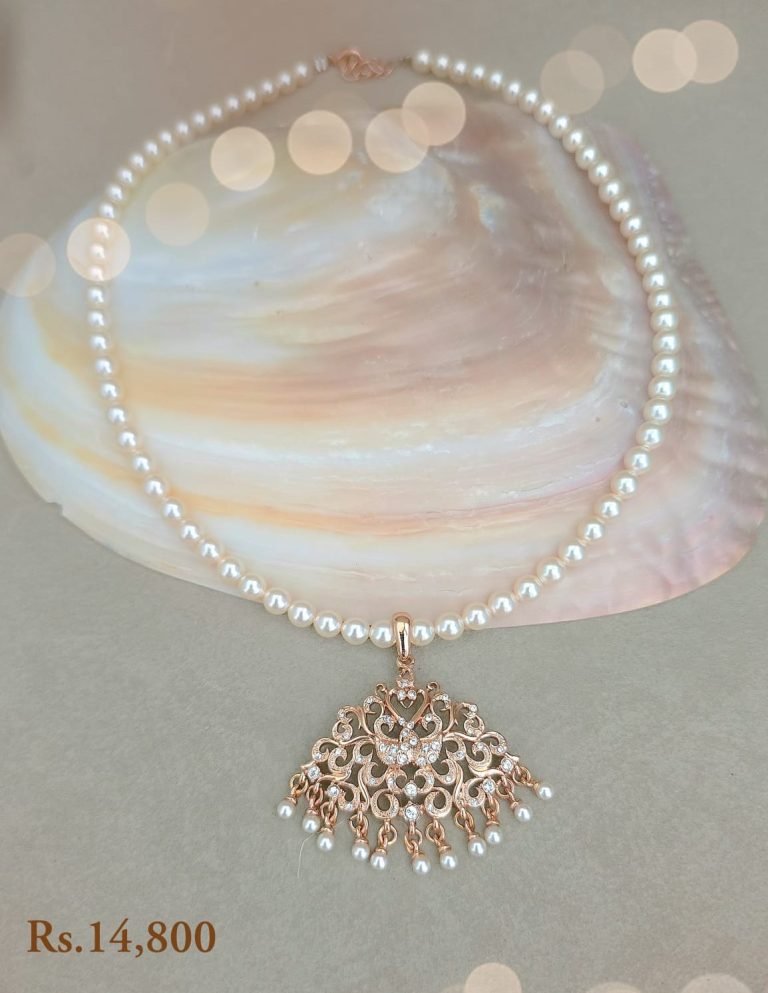 Hansa Puttuwa Pearl Strand Necklace ( CB )