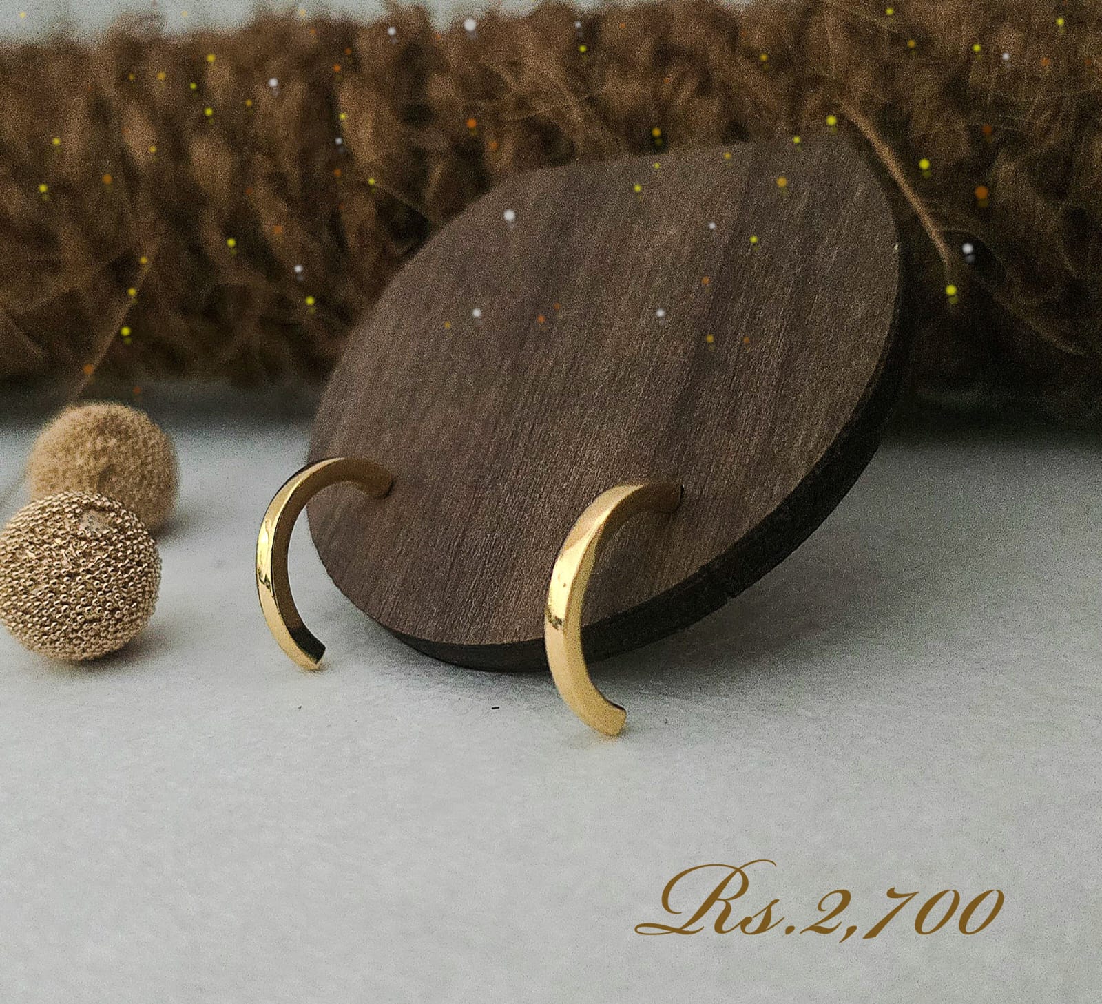 Half Hoop Metal Gypsy Earring - Image 3