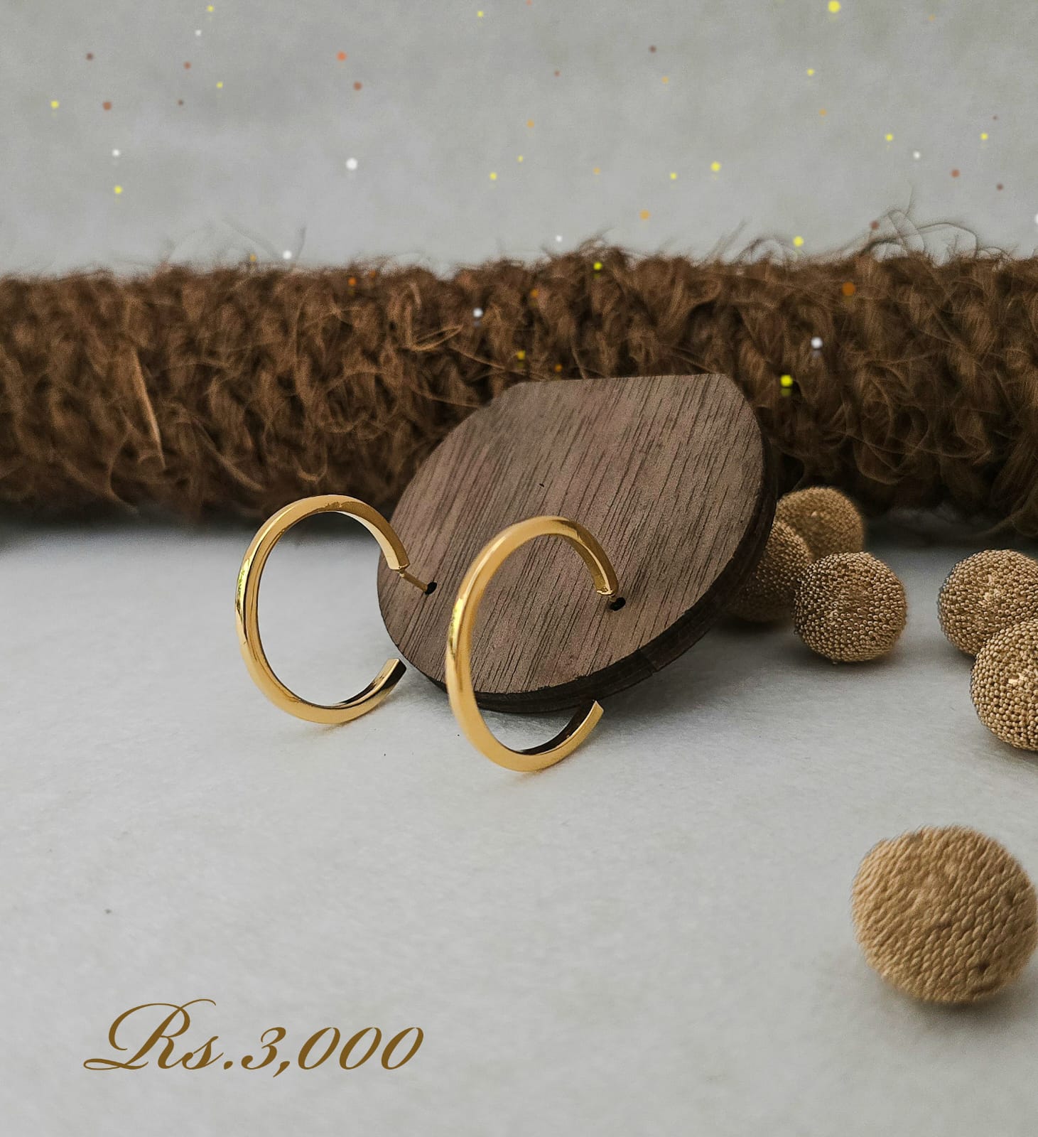 Half Hoop Metal Gypsy Earring - Image 4