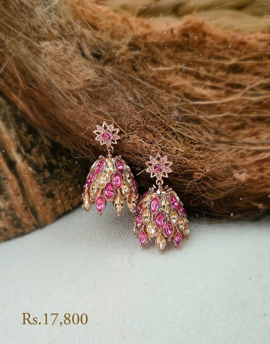 Jewel Cascade Tassel Earring 9 Jewel Cascade Tassel Earring - Image 9